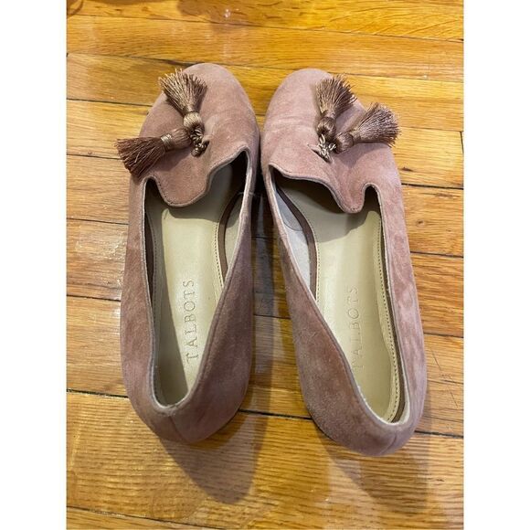 EUC Blush Pink Suede Loafers 9 - Picture 7 of 8